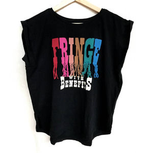 Shyanne Fringe with Benefits Novelty T-Shirt size M